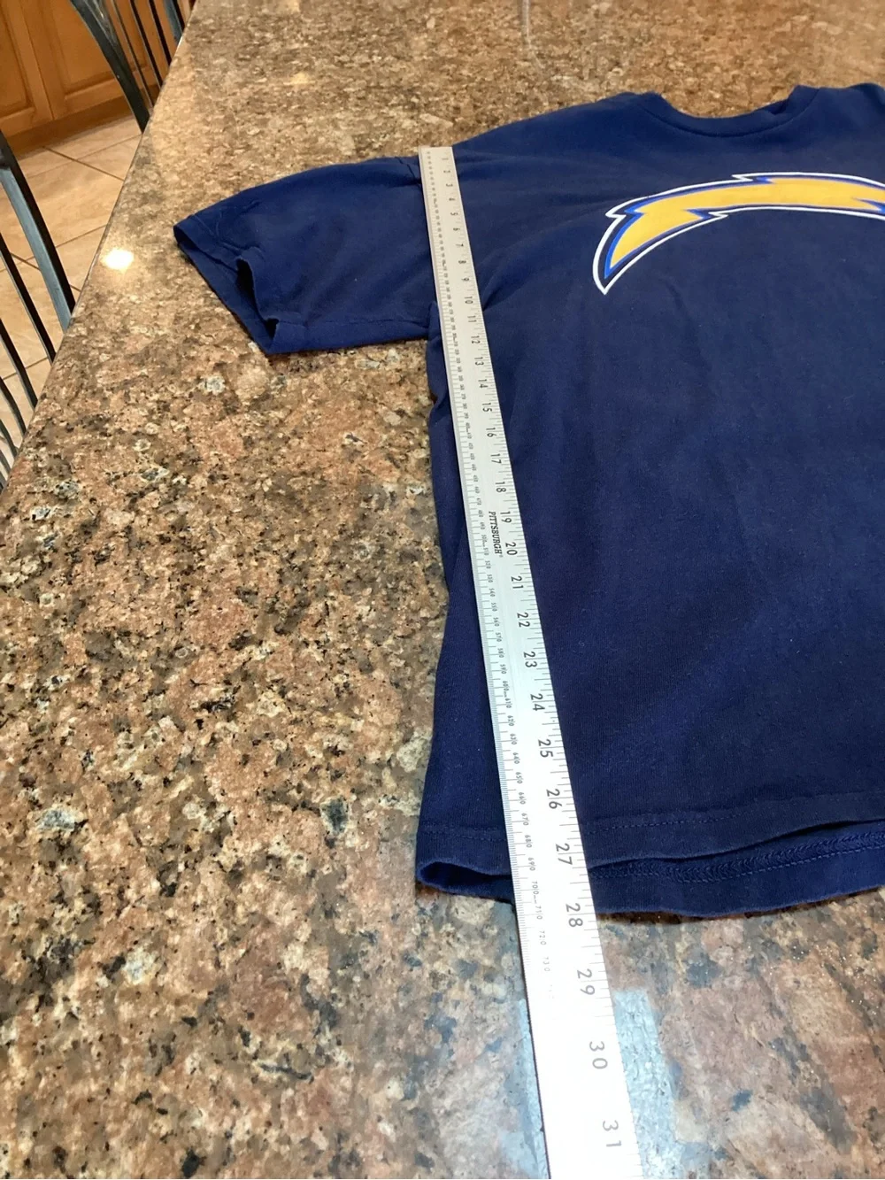 NFL San Diego Chargers , Navy with Yellow Bolt Logo, Rivers #17,  Official T-shi